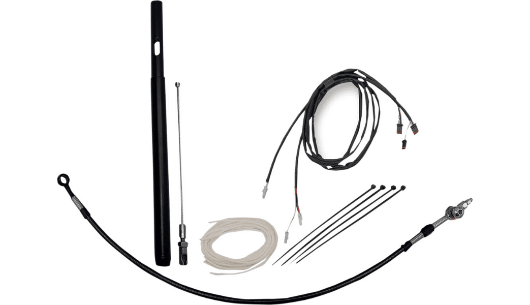 Fatbaggers 16 inch EZ Handlebar Installation Kit for '21 Harley Davidson Street Glide/Electra Glide Models - Black