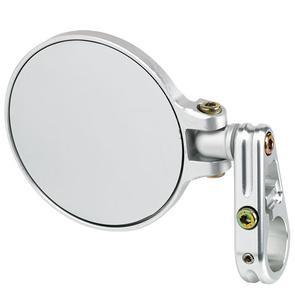 Joker Machine 3 1/4" Folding Bar End Mirror for Indian Scout Bobber (Choose Silver or Black)