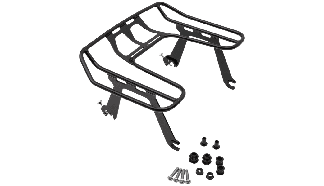 Cobra Big Ass Detachable Wrap Around Rack for '18-Up Harley Davidson Softail Fatboy and Breakout - Black