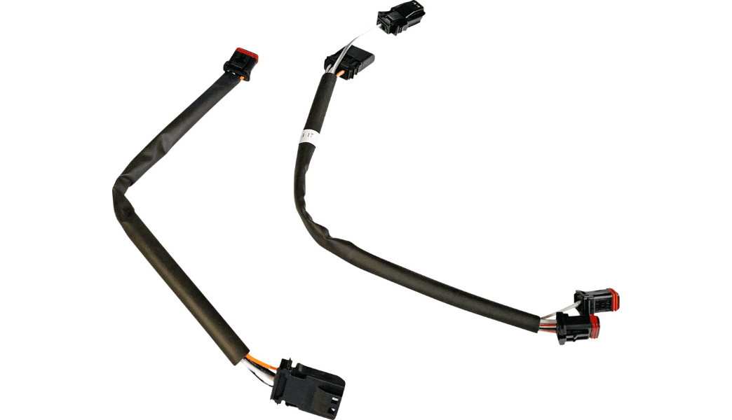 Custom Dynamics Handlebar Wire Extension for '14-22 Harley Davidson Touring and Trike, '11-22 Softail, '12-17 Dyna, '14-22 Sportster- Can-Bus - 4"