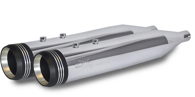 RCX Milwaukee 8 Loud Baffle Slip On Mufflers FREE SHIPPING