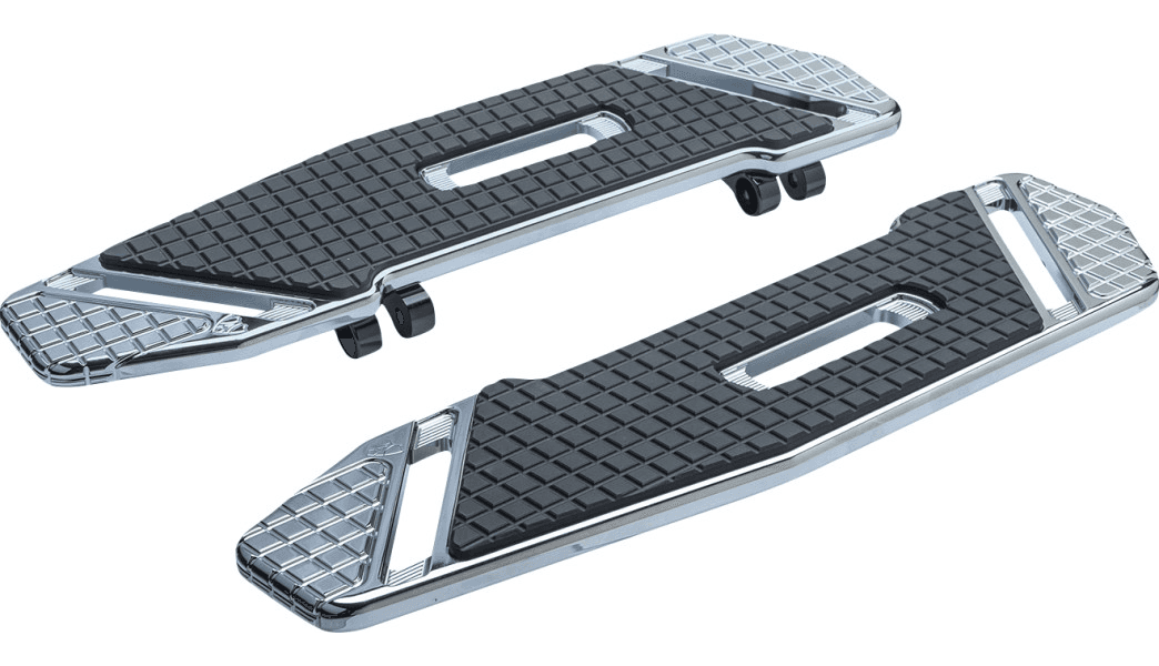 Arlen Ness SpeedLiner Floorboards '18-Up Harley Davidson Softail Models - Chrome