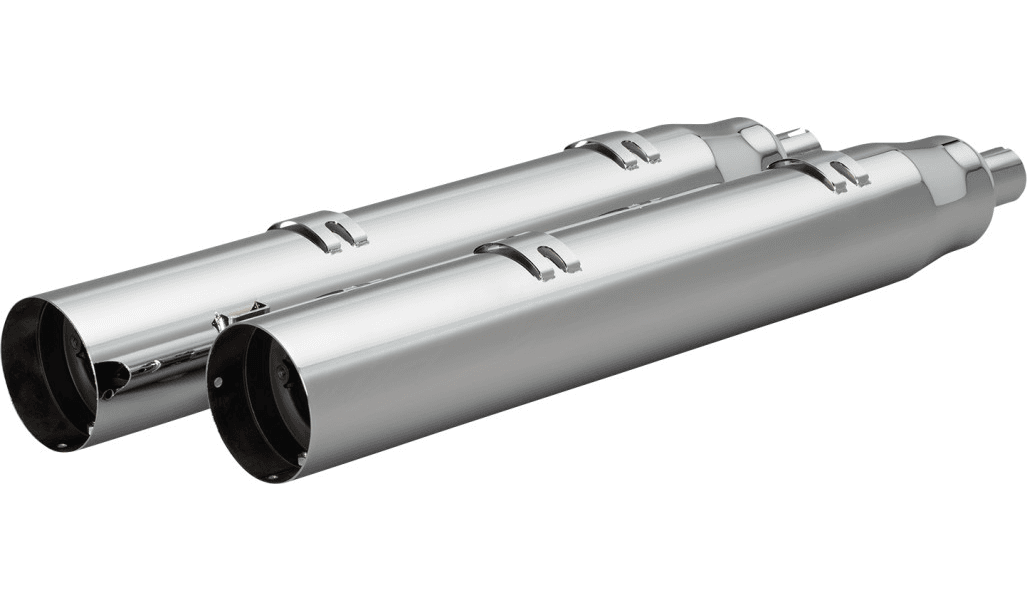 Khrome Werks 4-1/2" War Hammer Mufflers for '14-Up Indian Roadmaster, Challenger, Pursuit Models - Chrome