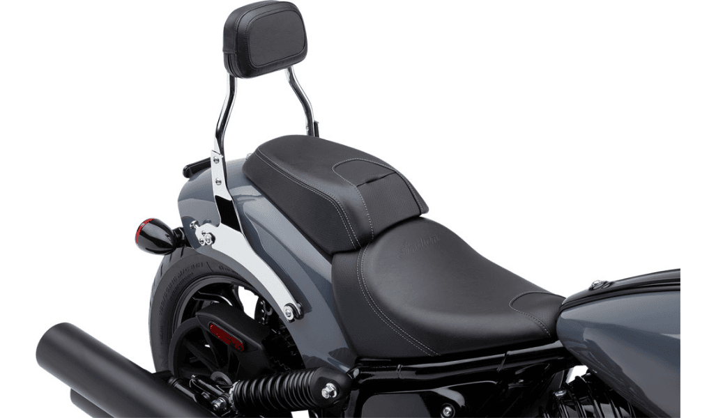 Cobra Mini Detachable Backrest for '22-Up Indian Chief - Chrome