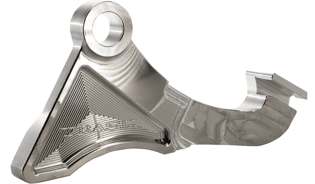 Trask Assault Series Radial Caliper Mount for '14-Up Harley Davidson Touring - 13" Raw