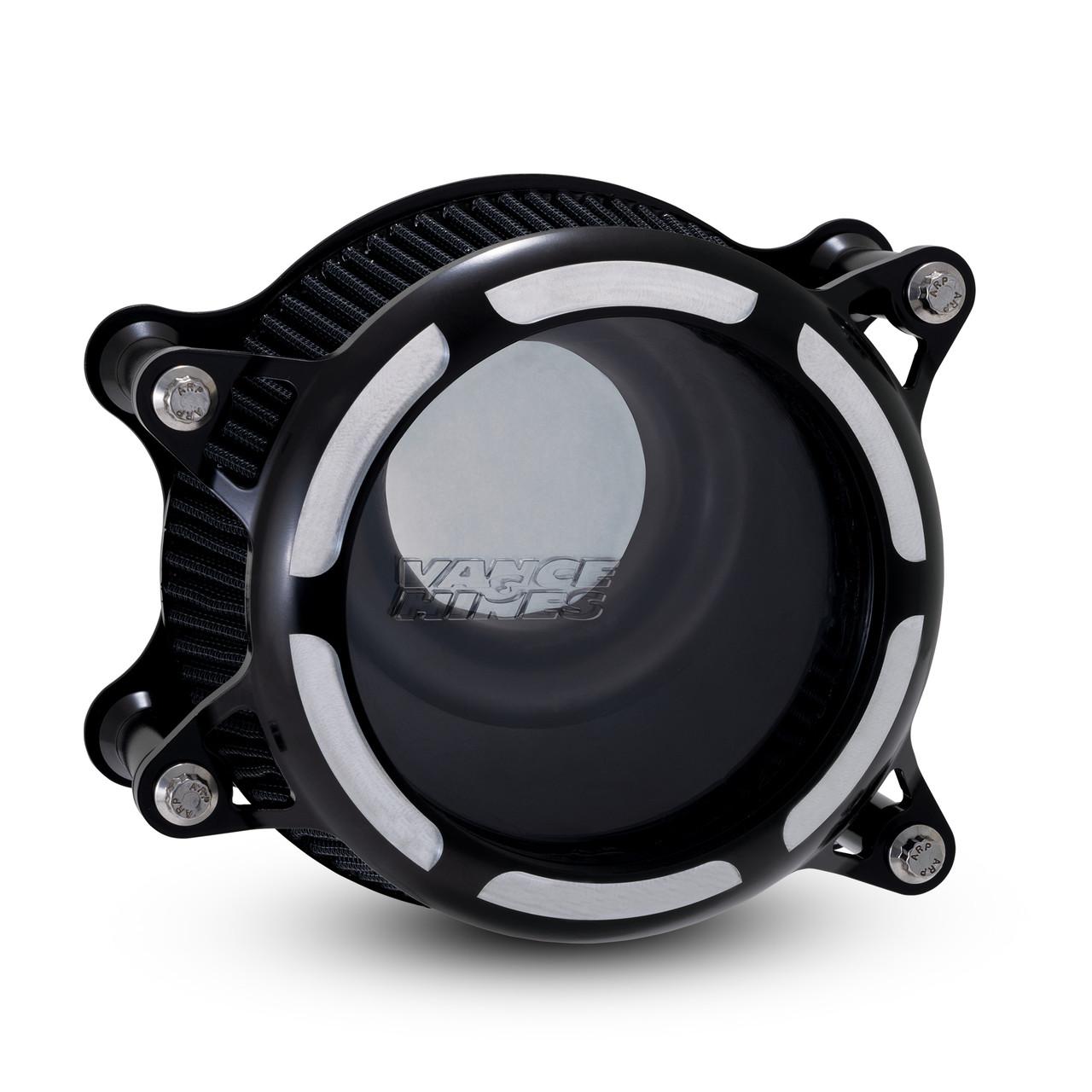 Vance & Hines VO2 Insight Air Cleaner Kit for '91-Up Harley Davidson Sportster Models - Black Contrast