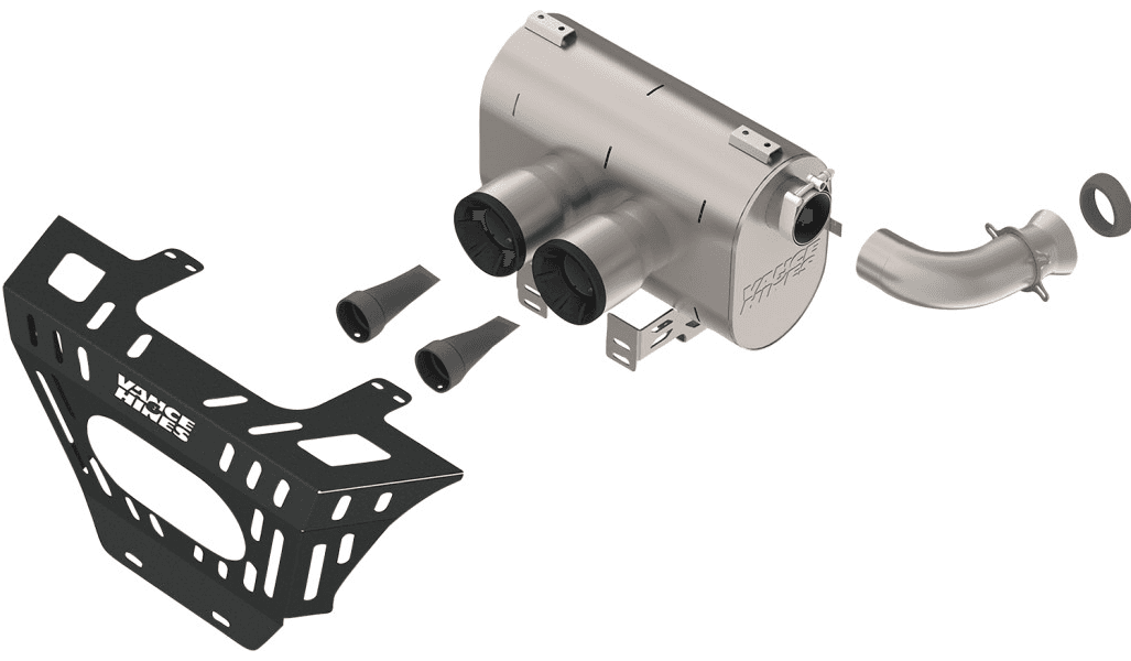 Vance & Hines Mojave Eliminator Series Exhaust System for '17-23 Can Am Maverick X3