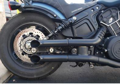 Dean Speed Just The Tip Mufflers for '14-20 Indian Scout, Scout Bobber - Black