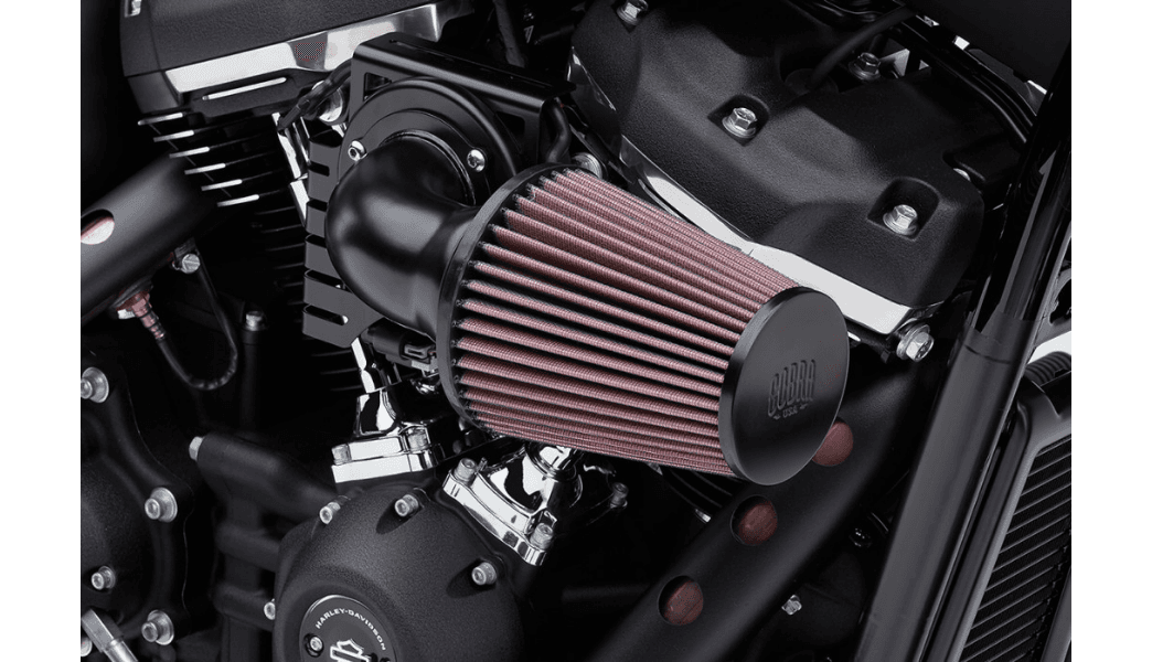 Cobra Cone Air Filter Kit for '04-Up Harley Davidson XL Sportster - Black/Black