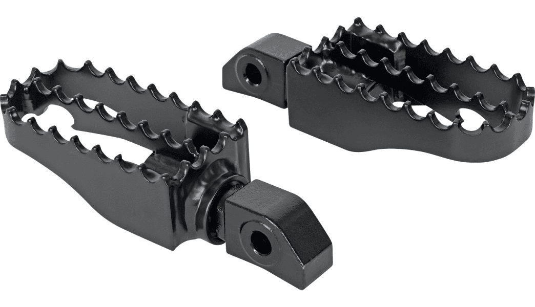 Burly Brand MX Style Passenger Footpegs for '21-Up Honda 1100 Rebel - Black