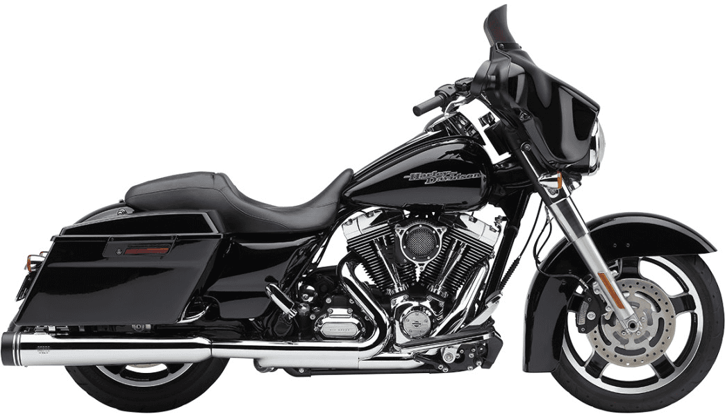 Cobra 4.5" NH Series Mufflers for '99-16 Harley Davidson Touring Models - Chrome (50-State Legal)