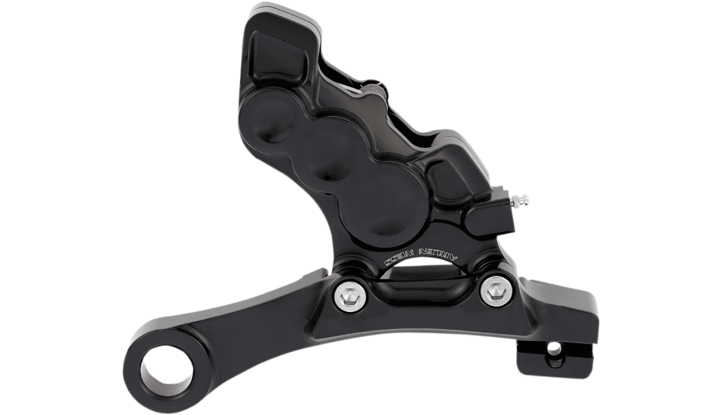 Arlen Ness Tech 6-Piston Rear Caliper for '08-23 Harley Davidson FLH Models 11.8" - Black