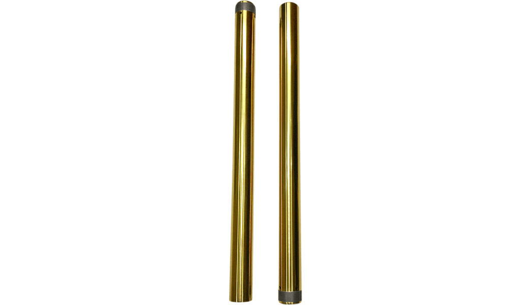 Pro One Performance 49 mm Fork Tubes for '14-21 Harley Davidson Touring - 24.875" Length - Gold