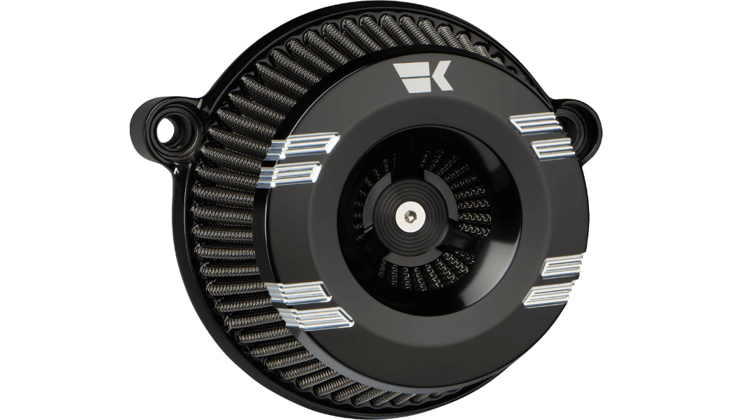 Khrome Werks Instigator Air Cleaner for '08-16 Harley Davidson Touring, Trike, and '16-17 Softail, '14-15 FLSTNSE, '13-14 FXSBSE, '11-12 FLSTSE, '16-17 FXDLS - Black Klassic