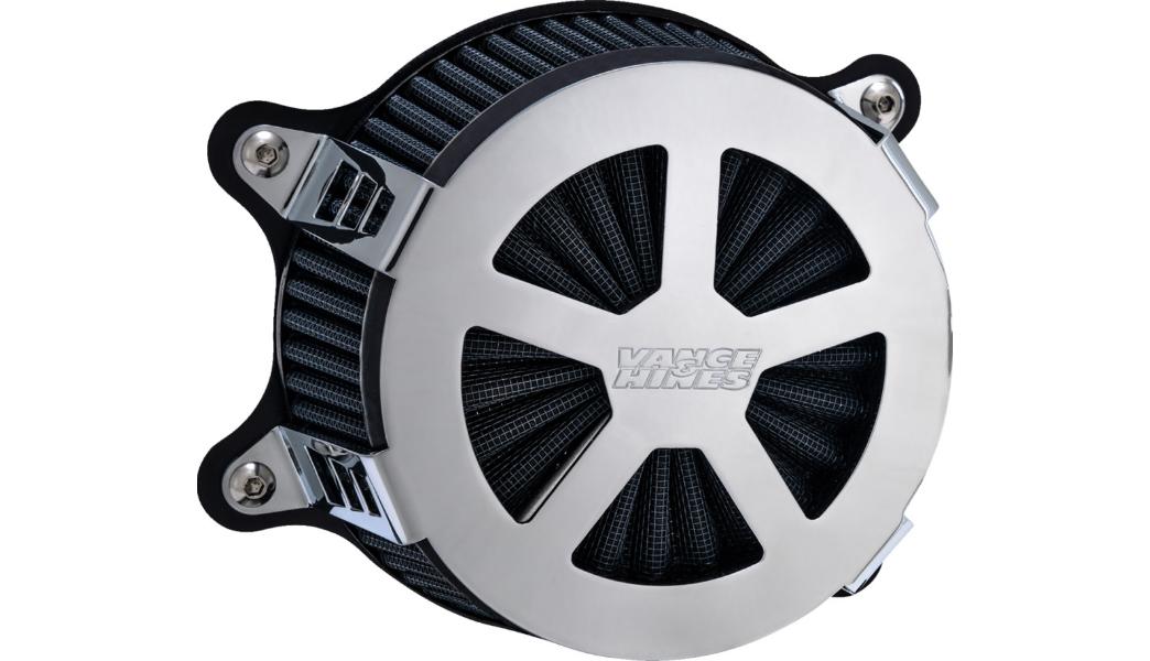 Vance & Hines Air Kits Vance & Hines Stage 1 Radiant V Air Intake for '17-Up Harley Davidson Touring, Trike and '18-Up Softail Models - Chrome 