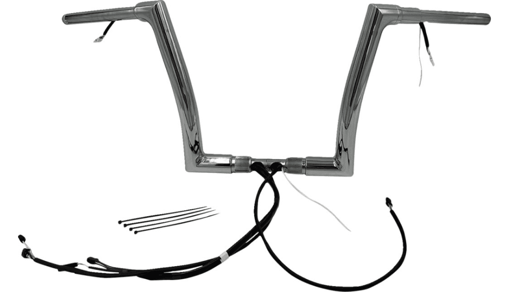 Fat Baggers 1-1/2" Flat Top Handlebar Kits for '21-23 Harley Davidson Road Glide Models (Choose Height and Finish)