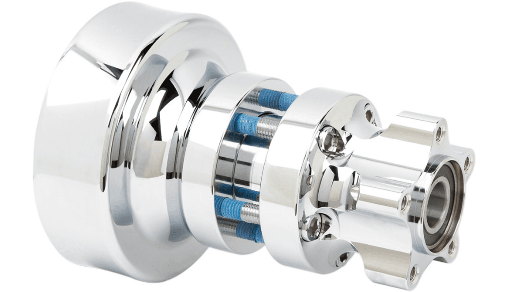 Arlen Ness Rear Wheel Cartridge Hub for '09-Up Harley Davidson FLT Touring - Chrome