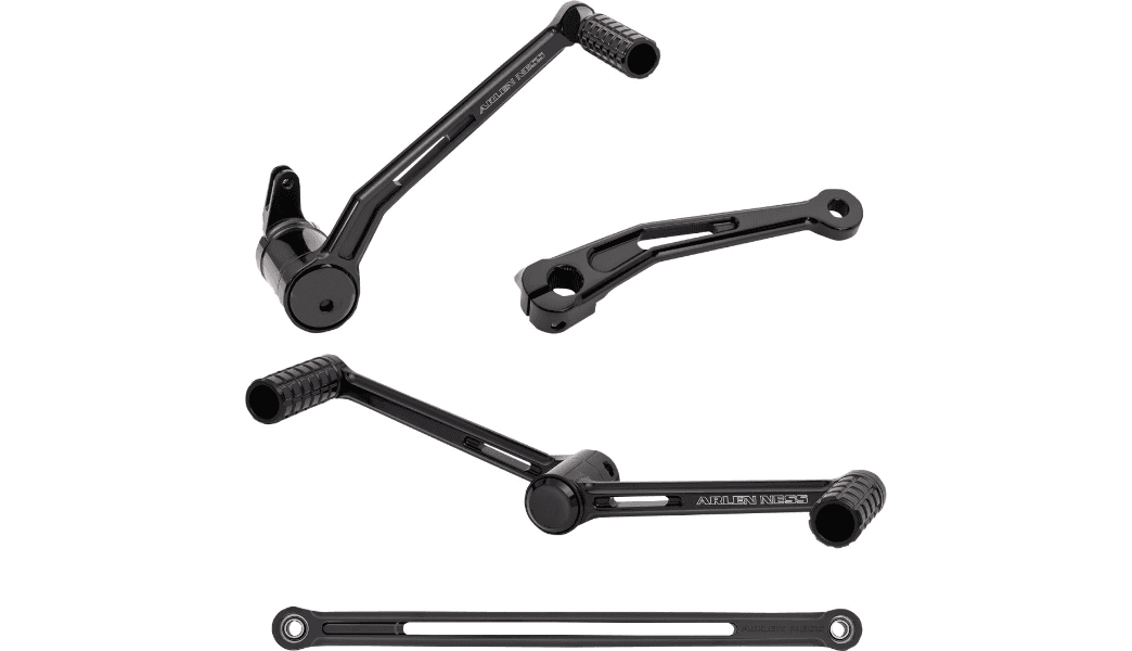 Arlen Ness SpeedLiner Heel/Toe Foot Control Kit for '00-Up Harley Davidson FLT Models - Black