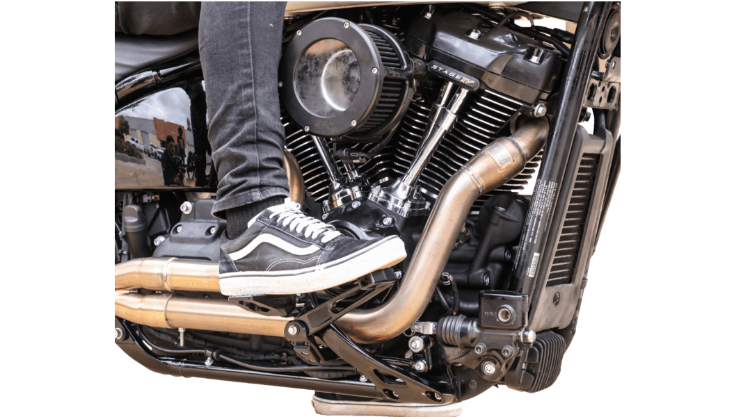 Thrashin Supply Billet Brake Arm for '18-Up Harley Davidson M8 Softail with Mid Controls - Black