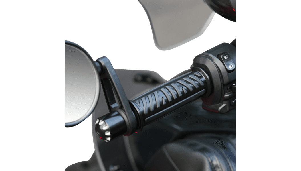 Show Chrome Combat Billet Grips for '19-Up Can Am Ryker - Black
