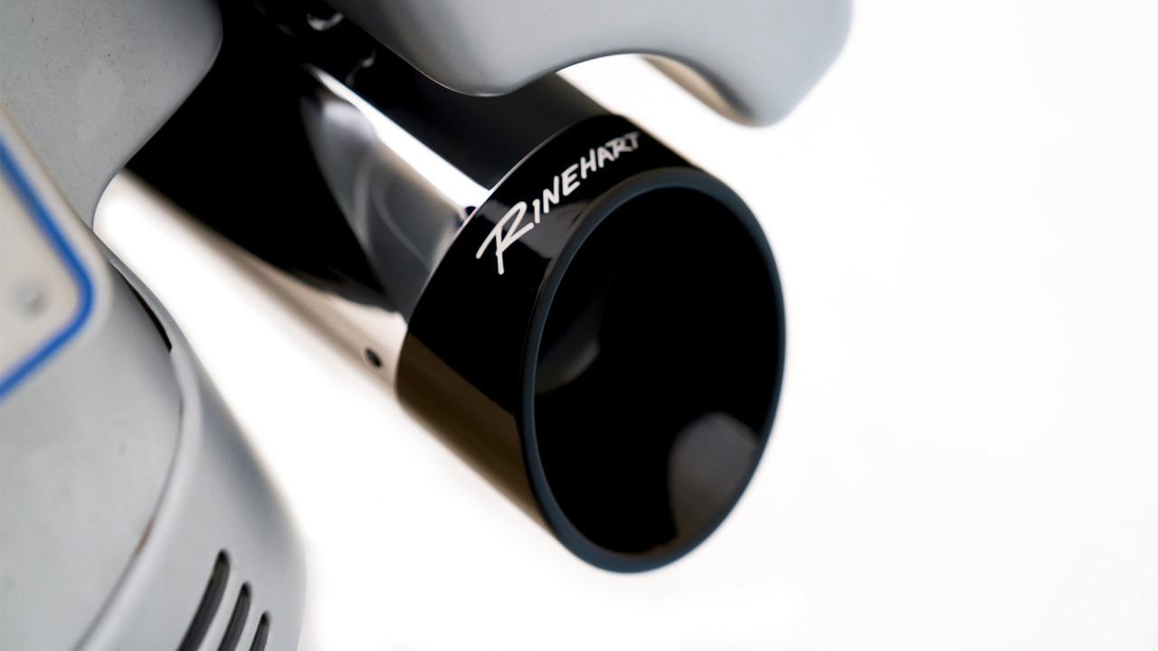 Rinehart DBX45 4.5" Slash Cut End Caps for Rinehart Mufflers – Black (Pair)