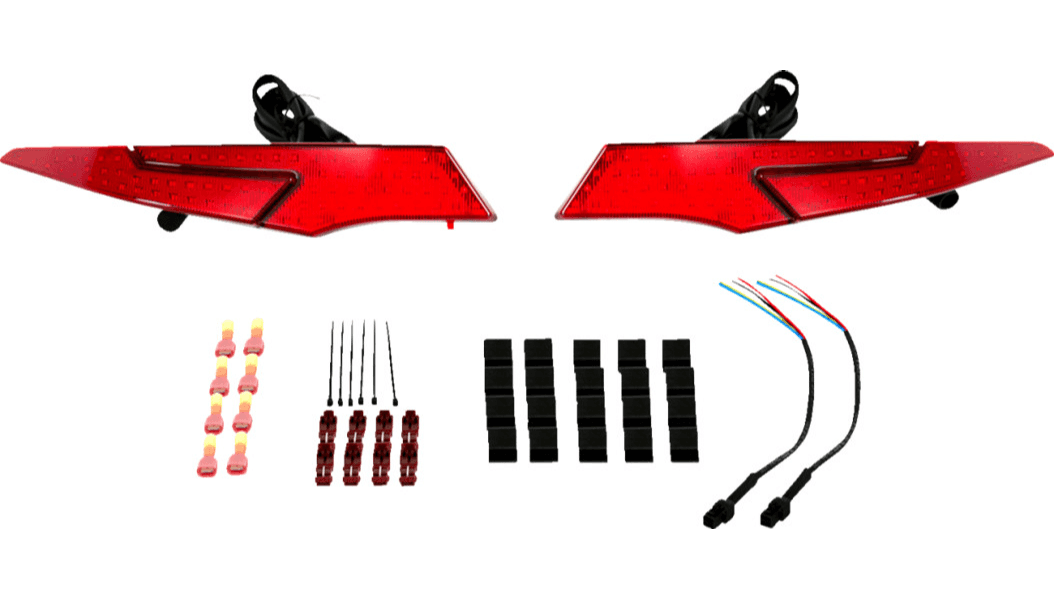 Show Chrome Formfusion LED Trunk Light for '20-Up Can Am Spyder RT LTD/F3 LTD - Red Lens 