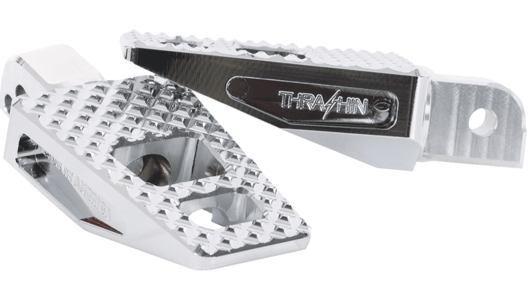 Thrashin Supply P-54 Rear Footpegs for '18-Up Harley Davidson Softail Models - Chrome