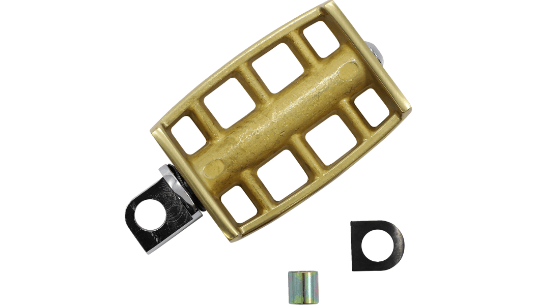 Drag Specialties Brass Kickstarter Pedal for '36-85 Harley Davidson Models