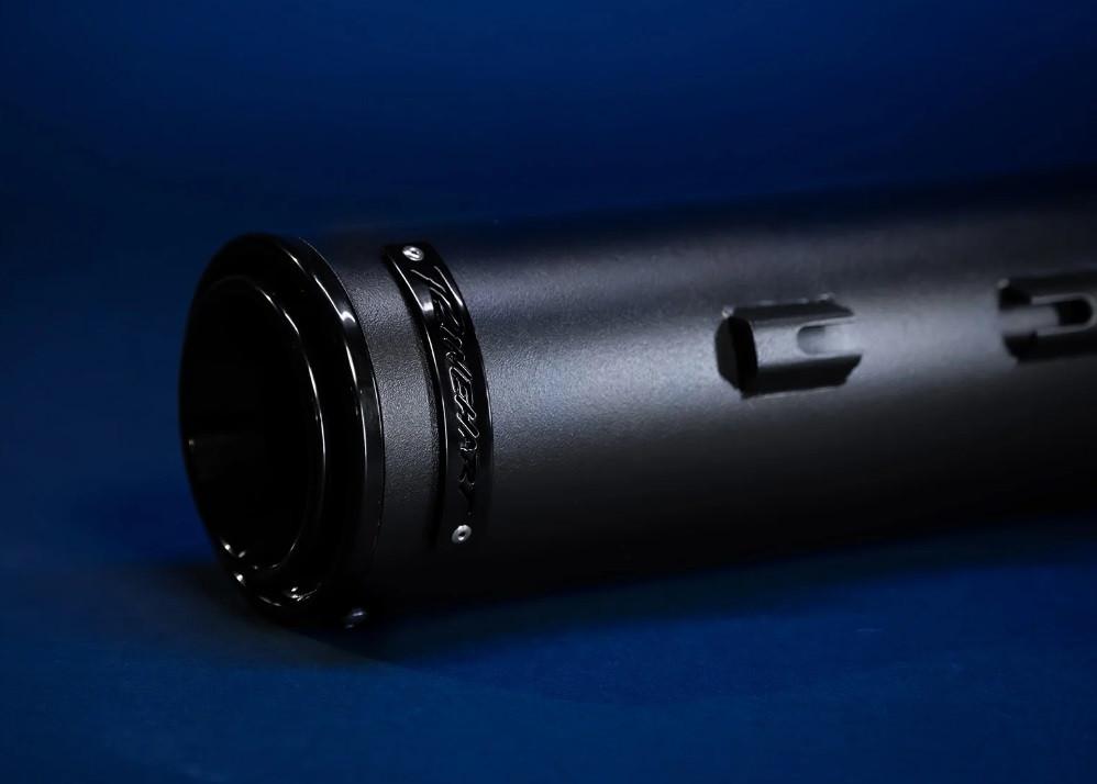 Rinehart Racing HP45XL Midnight Edition Slip On Mufflers for '17-Up Harley Davidson Touring Models