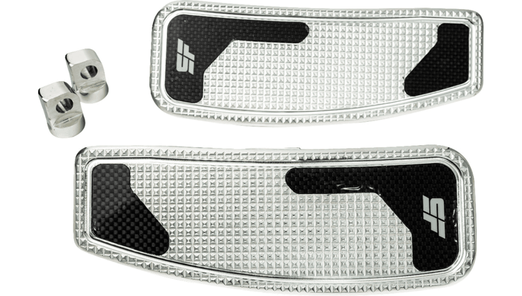 Slyfox Mini Floorboards for '86-Up Harley Davidson Models with Floorboards (See Fitment) - Polished