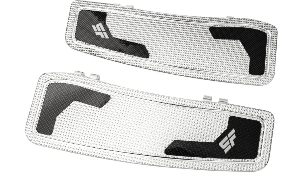 Slyfox Driver Floorboards for '86-Up Harley Davidson Models with Floorboards (See Fitment) - Polished