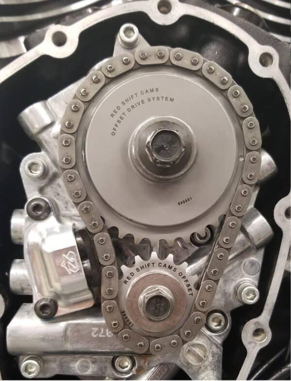 Zippers Red Shift Cams Dual Piston Cam Chain Tensioner for Milwaukee-Eight