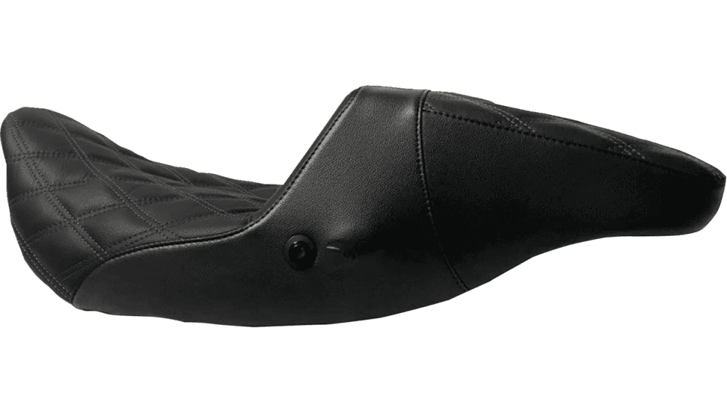 Danny Gray FastIST Pro Series Seat for '08-24 Harley Davidson Touring Models - Double Diamond w/ Gray Stitching (Not for '23-24 CVO or '24-Up FLHX/FLTR Models)