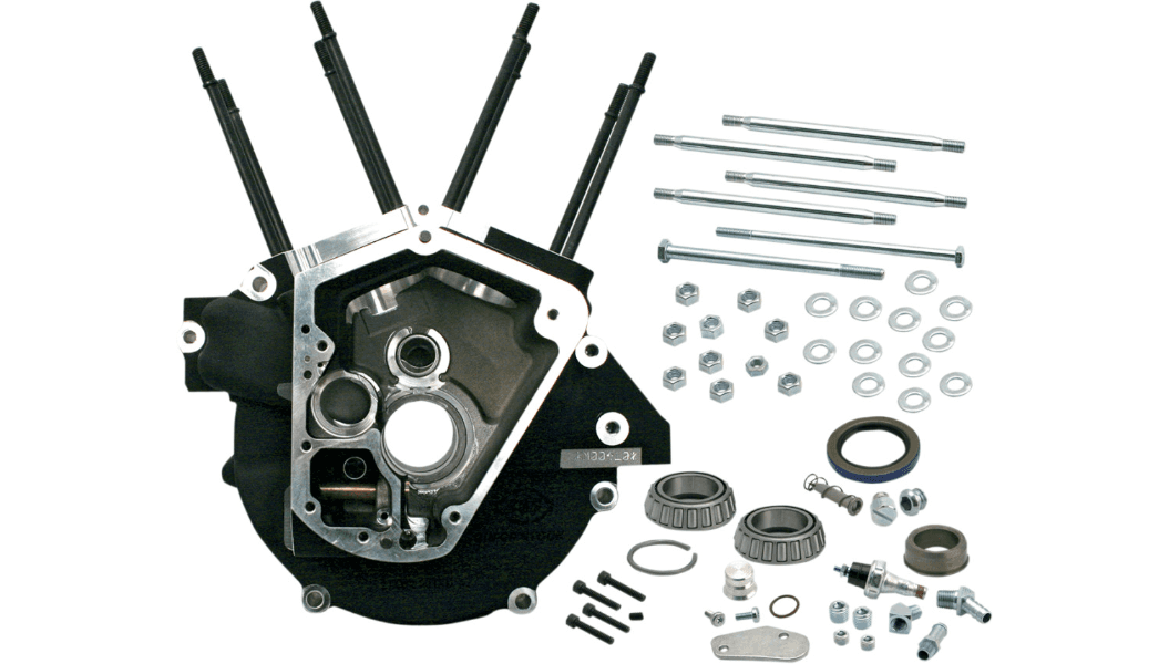 S&S Cycle Super Stock Engines Cases for Harley Davidson Evolution Big Twin - 3.5" Stock Bore