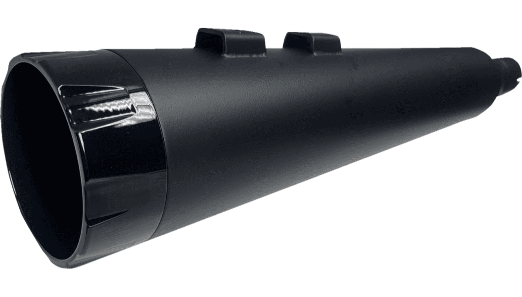 Bassani 4-1/2" Slip-On Mufflers for '06-16 Harley Davidson Twin Cam Touring Models (Select Finish)