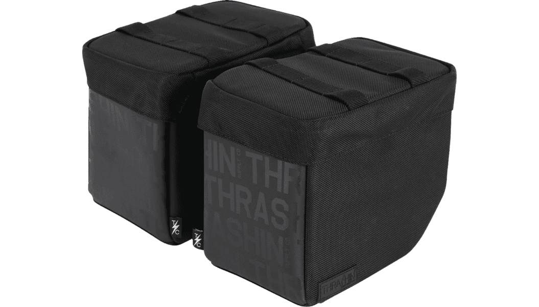 Thrashin Supply Mini Essential Saddlebags for Harley Davidson Softail, Dyna, FXR, XL, and Custom Models - 8 Liter