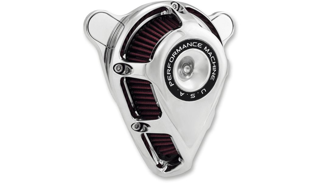 Performance Machine Jet Air Cleaner Kit for '24-Up Harley Davidson Street Glide, Road Glide and '23-24 FLHXSE CVO Street Glide, FLTRSE CVO Road Glide - Chrome