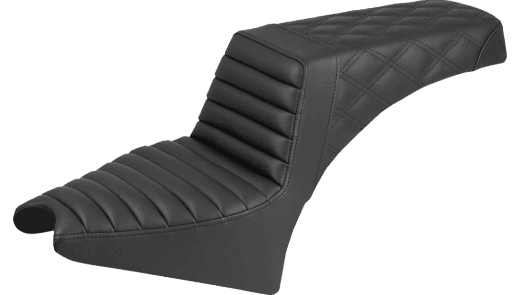 Saddlemen Step-Up Seat for Indian Scout '25-Up - Front Tuck-n-Roll/Rear Lattice Stitch