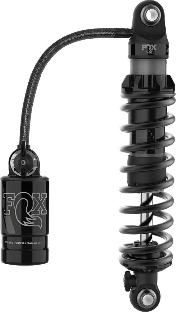 Fox QS3-QSR Remote Reservoir Shocks for '93-24 Harley Davidson Touring Models (Select Size)