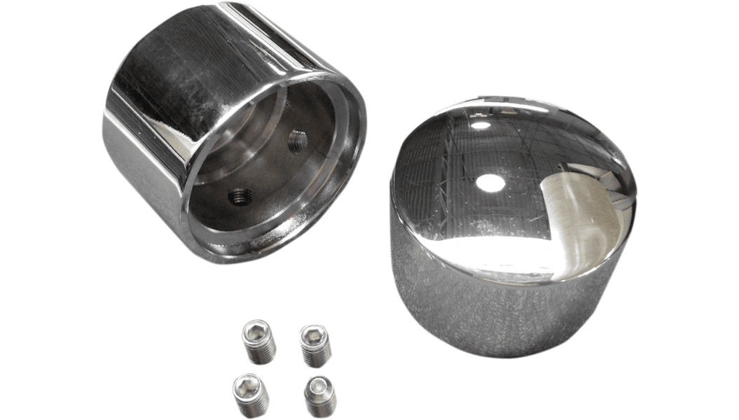 Colony Rear Axle Covers for '08-12 Harley Davidson XL Sportster Models - Chrome