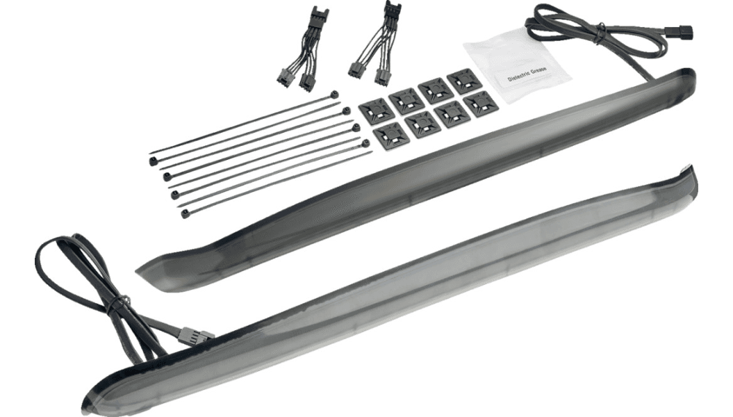 Ciro Machete LED Bag Lights for '19-24 Indian Models - Smoke Lens/Red Turn Signal