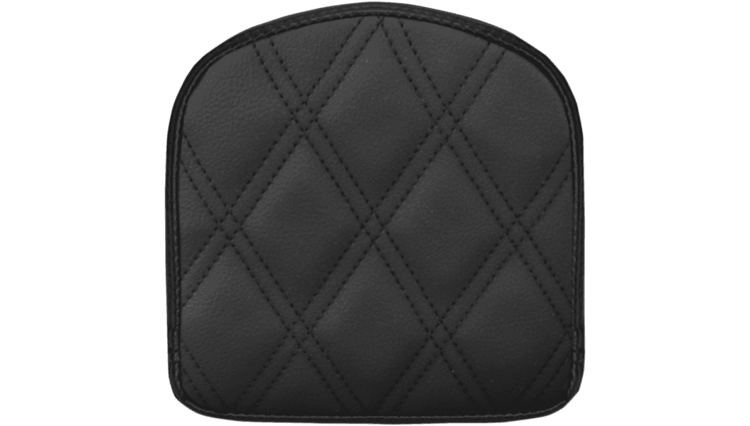Saddlemen Short LS Sissy Bar Pad - Lattice Stitched - Black