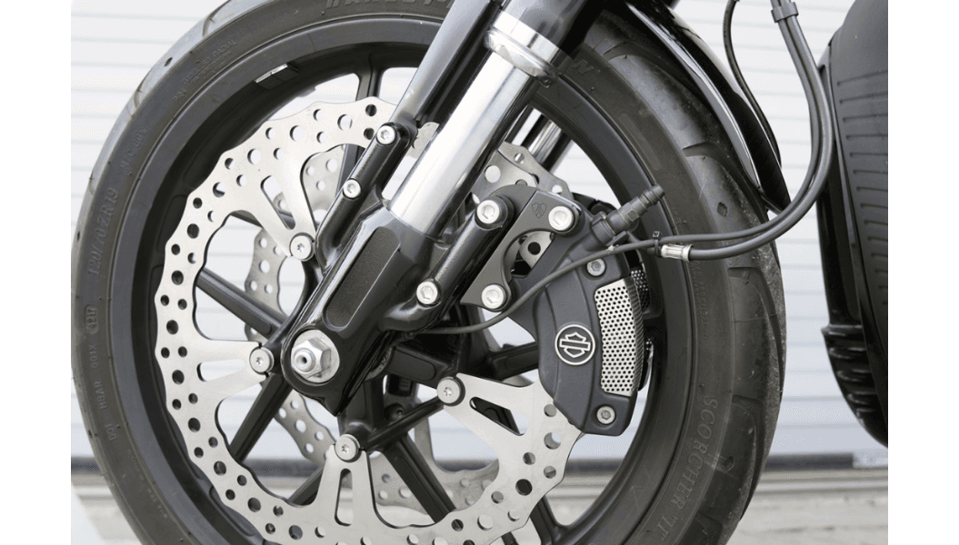 Arlen Ness Left and Right Front Rotor Kit for '06-12 Harley Davidson V Rod Models - Jagged 