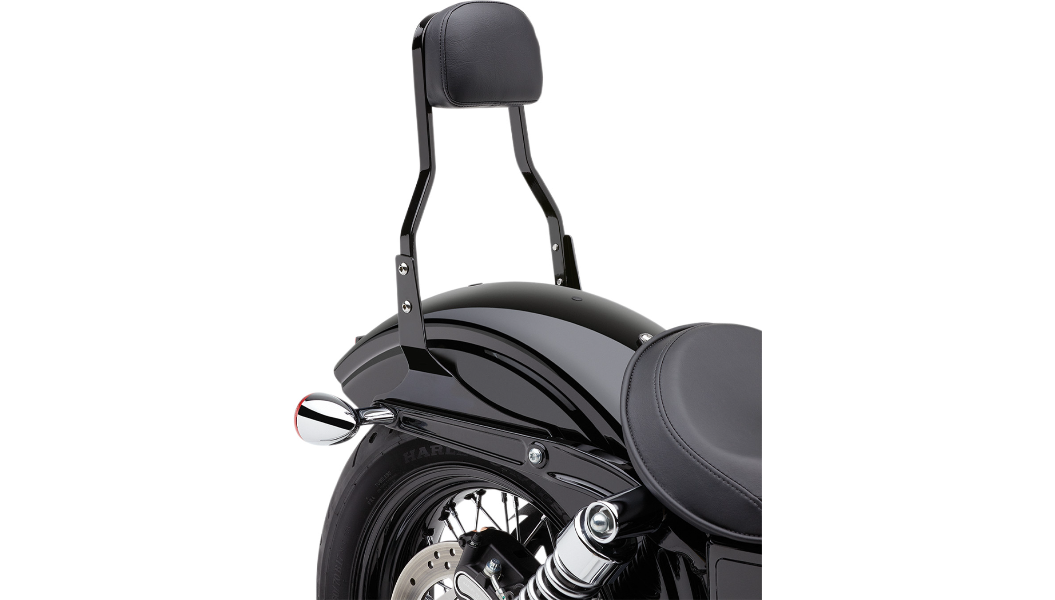Cobra Passenger Square Bar Short 14" for '06-17 Harley Davidson FXD Dyna Models (Except FXDF, FXDWG & FLD) Black
