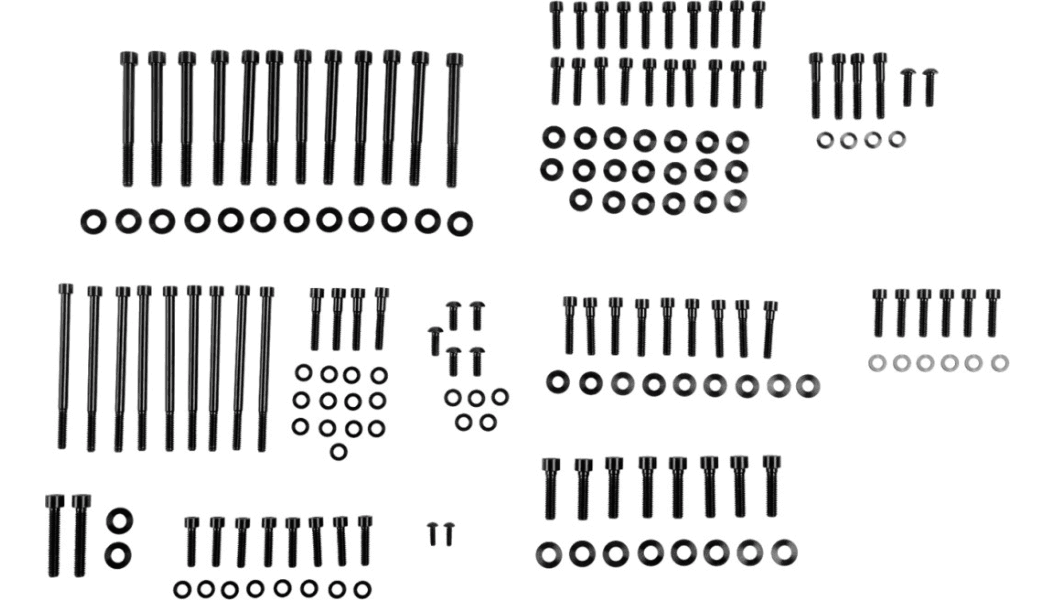 Figurati Titanium Hardware for '17-Up Harley Davidson Milwaukee 8 Engines (Select Finish)