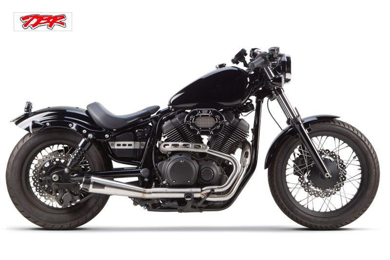 CLEARANCE Two Brothers Racing Comp-S 2 into 1 Exhaust for '14-Up Yamaha Bolt - Stainless (1 SET IN STOCK)