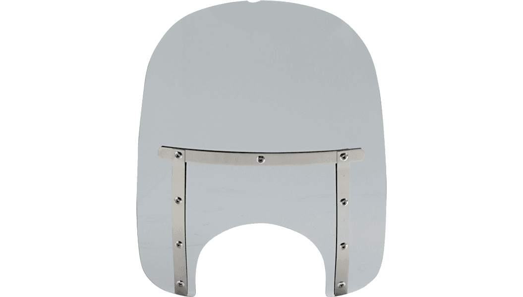 CLEARANCE Memphis Shades Fats Windshield - 17" - Black Smoke - 9" Cutout