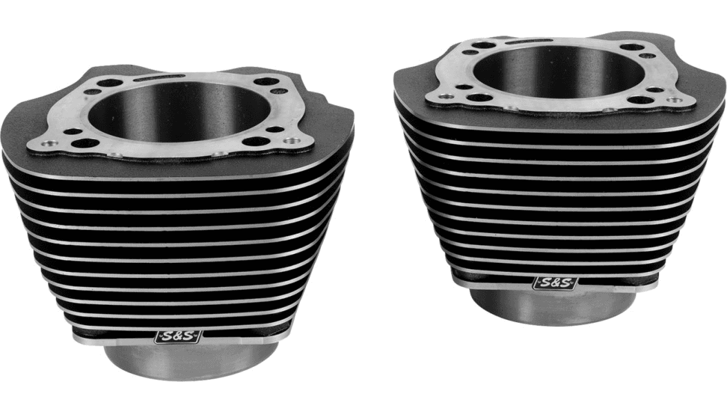 S&S Cycle Unhoned Cylinder Set - 4.320" Bore - for '17-Up Harley Davidson M8 Models (Select Finish)