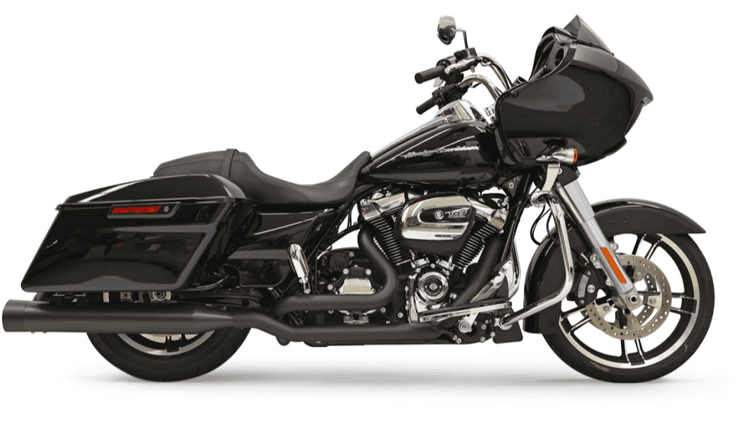 Bassani True Dual Down Under Head Pipes for '17-Up Harley Davidson Touring (Uses '95-16 Mufflers Sold Separately) Select Finish