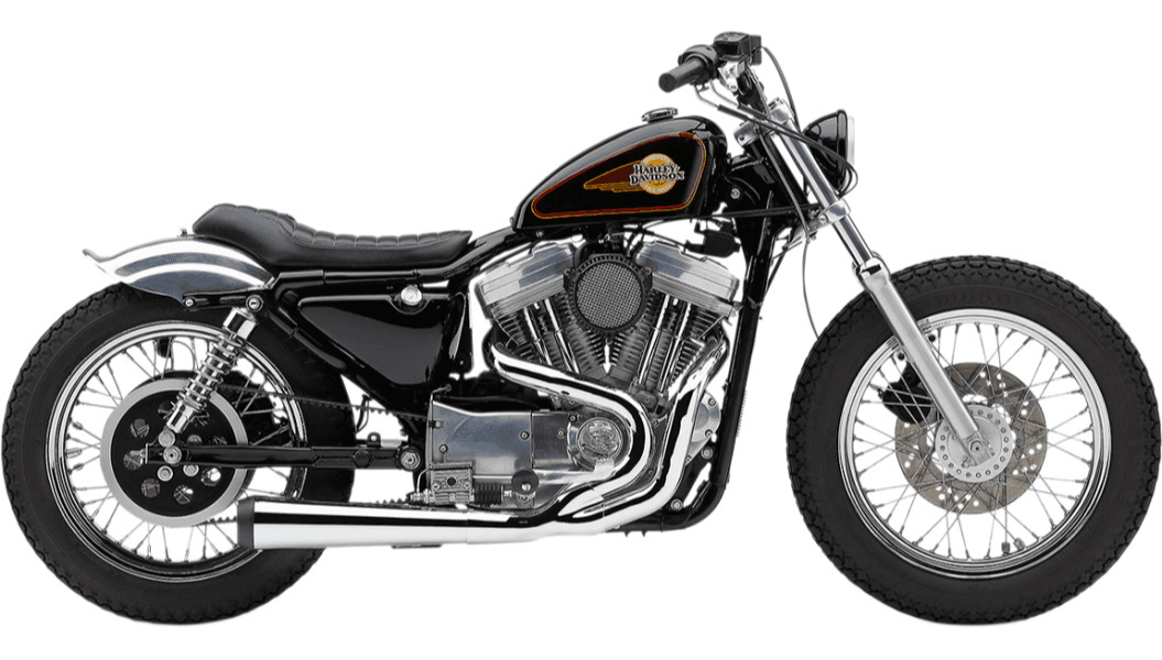 Cobra 4 inch El Diablo 2 into 1 Exhaust for '86-03 Harley Davidson Sportster Models (Select Finish)
